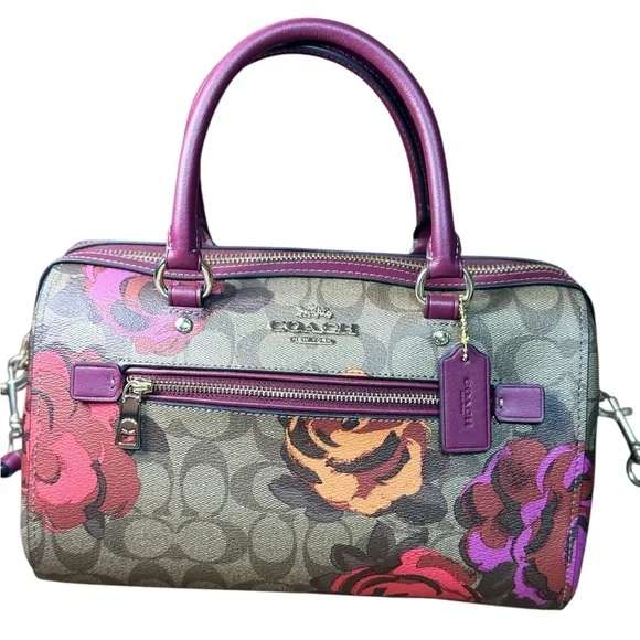 Coach Rowan Rose Signature Crossbody Satchel Set with Wallets (3 Piece Set) - Picture 15 of 15